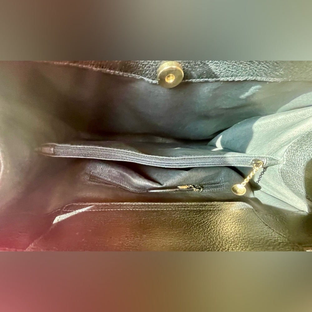 GUCCI Diana tote, black suede, chèvre trim, bamboo, *redone interior lining*EUC - Picture 11 of 16